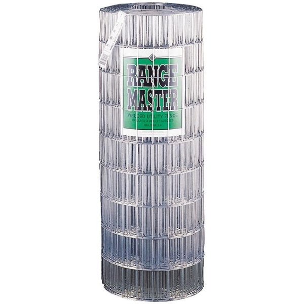 Rangemaster Welded Utility Fence, 100 ft L, 72 in H, 2 x 4 in Mesh, 14 Gauge, Galvanized 7745